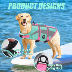 EMUST life vest shows underbelly wide hoop and loop for snug fit