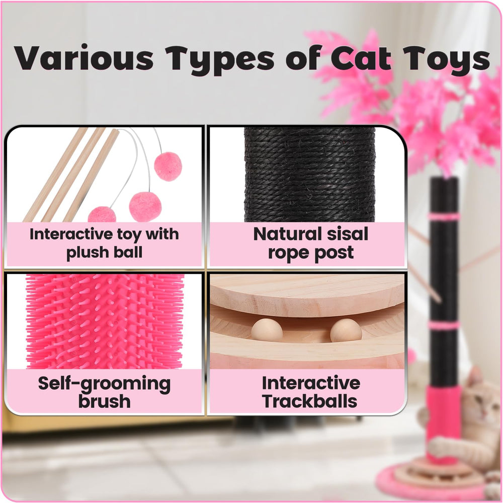 EMUST triple-base stability keeps active cats steady during play