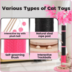 EMUST triple-base stability keeps active cats steady during play