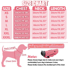 EMUST warm fleece lined dog jacket offering soft comfort and insulating warmth