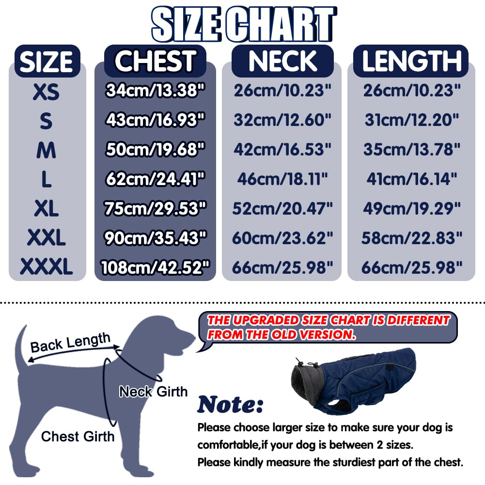 EMUST dog coat fleece inner keeps warmth during chilly outdoor activities.