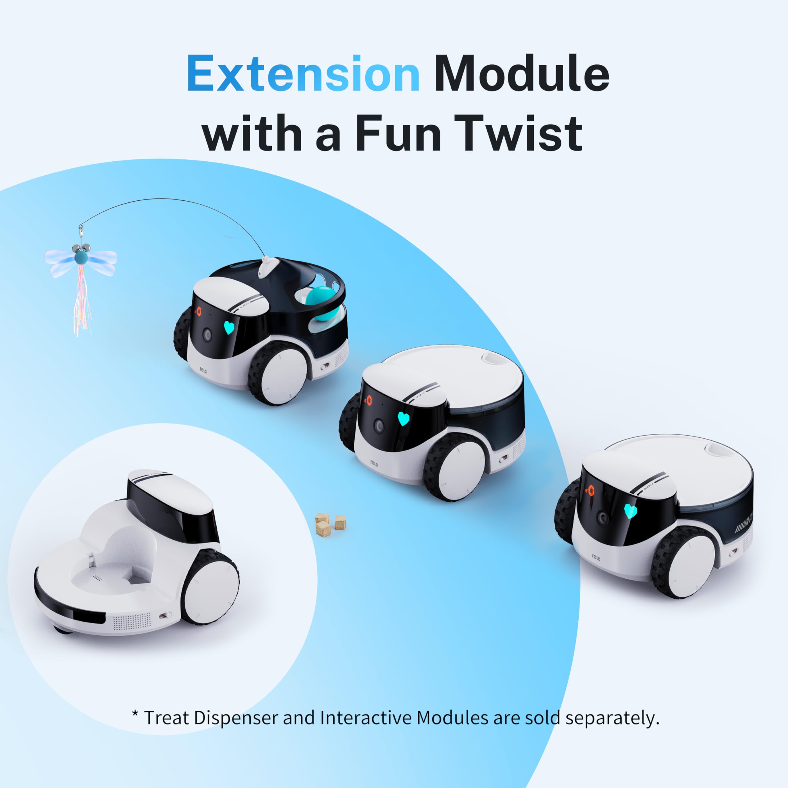 Enabot EBO ROLA PetPal Cloud+ stores videos securely in the cloud with encryption.
