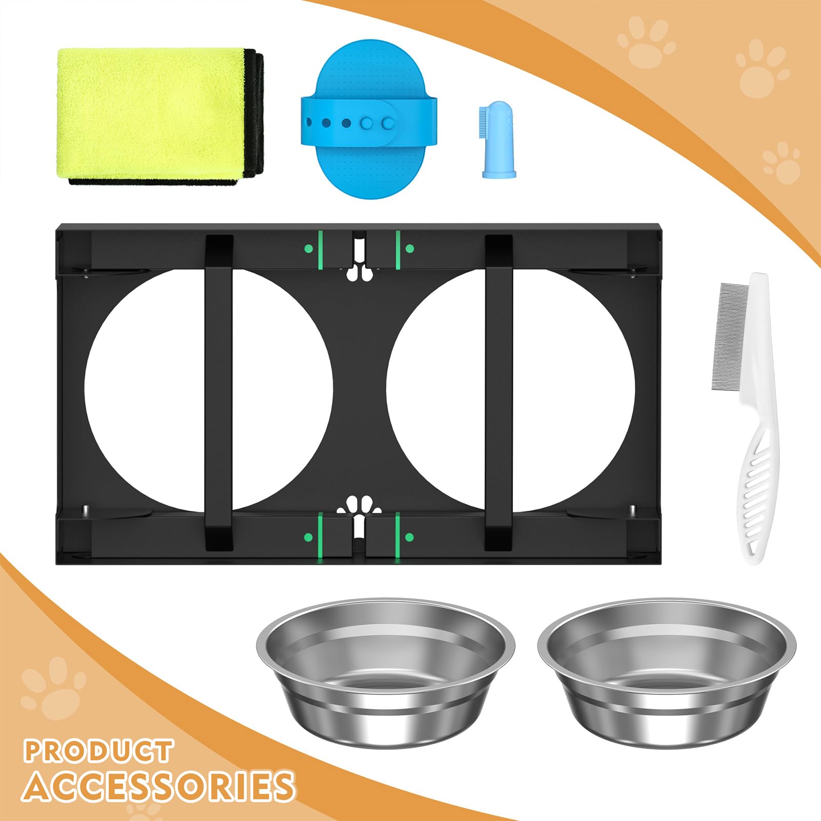 Enayplon anti-noise rim keeps mealtime quiet for pets and households