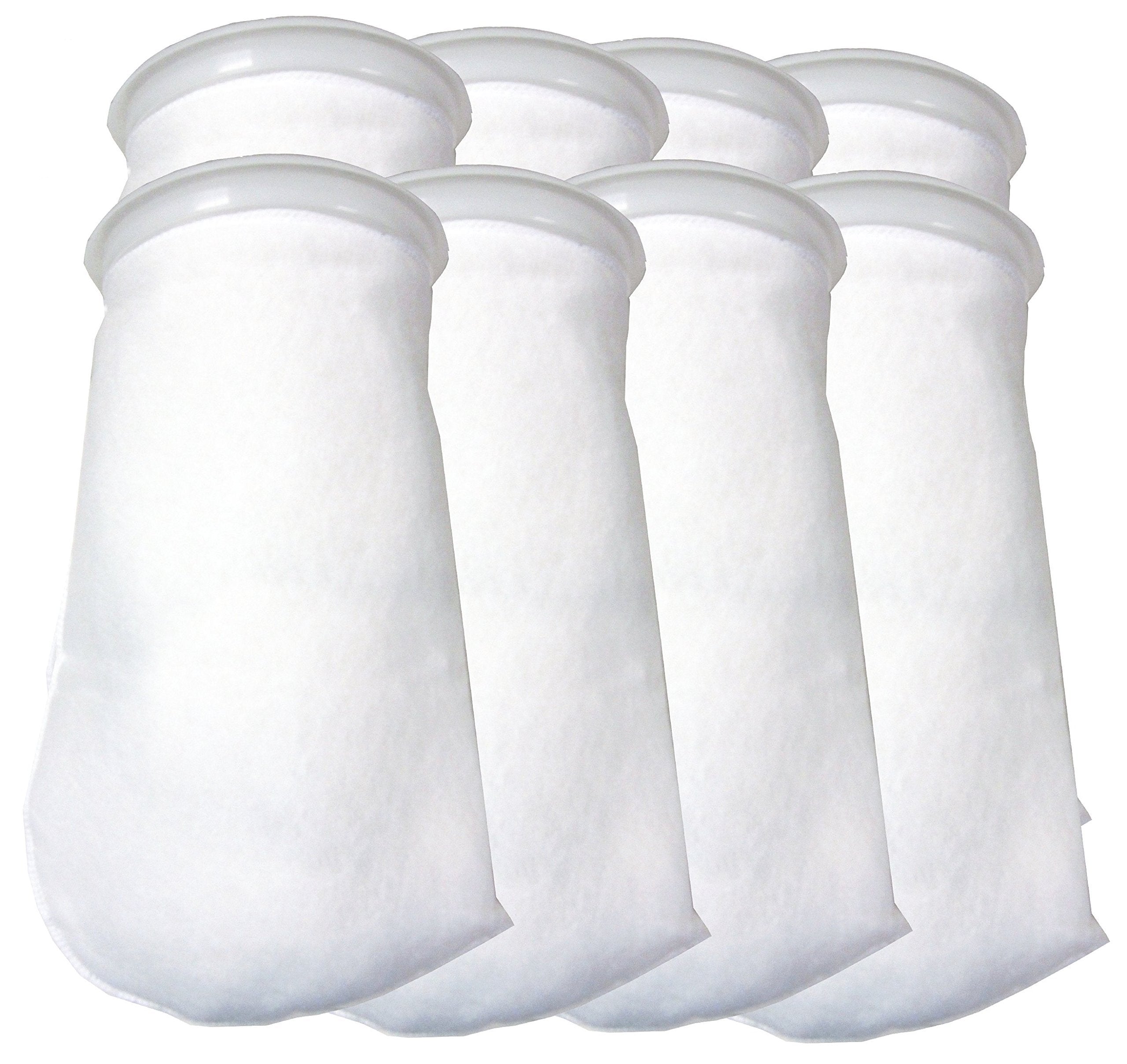 Encompass All 8-pack 7-inch filter socks show durable stitching for reusable filtration.