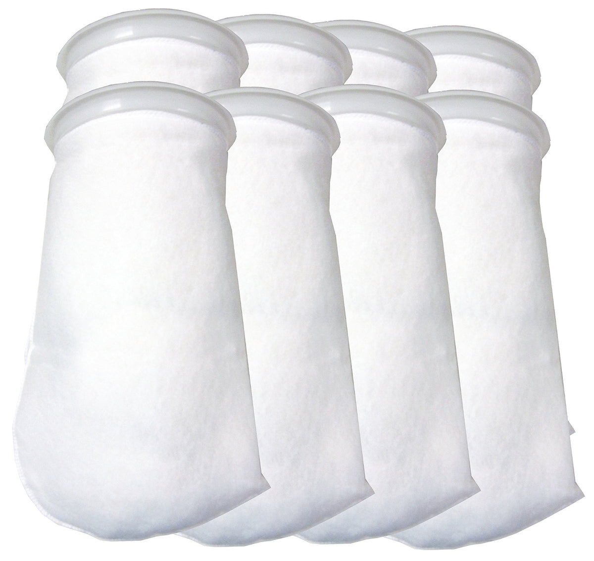Encompass All 8-pack 7-inch filter socks show durable stitching for reusable filtration.