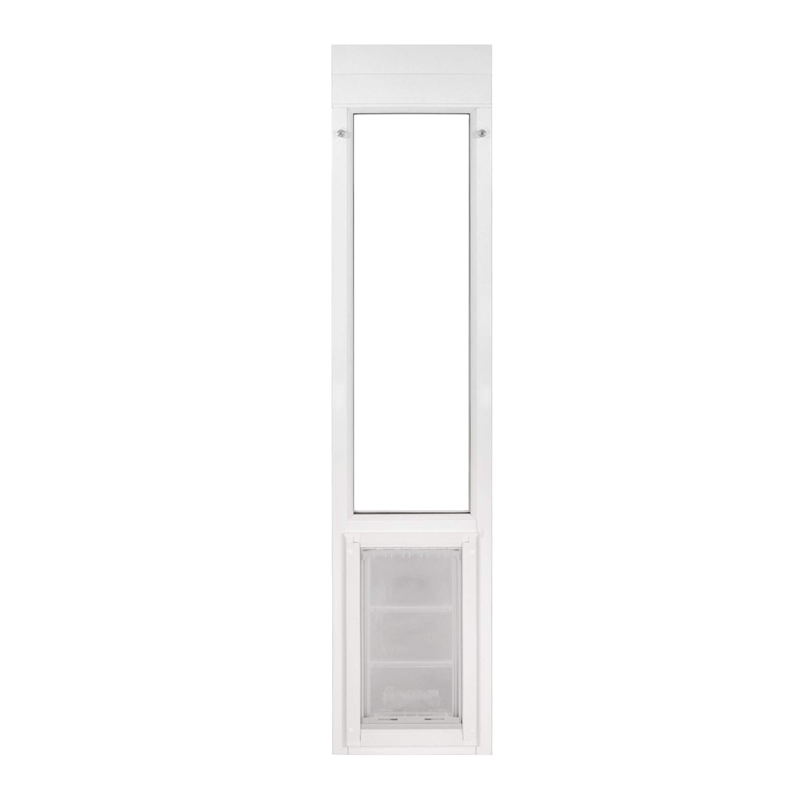 Endura Flap tempered safety glass pane showcases durability in all seasons.