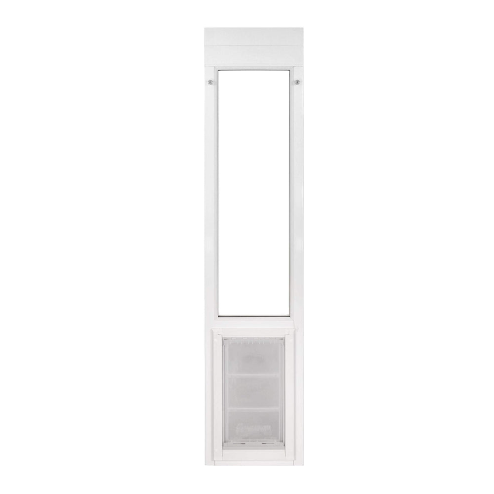 Endura Flap tempered safety glass pane showcases durability in all seasons.