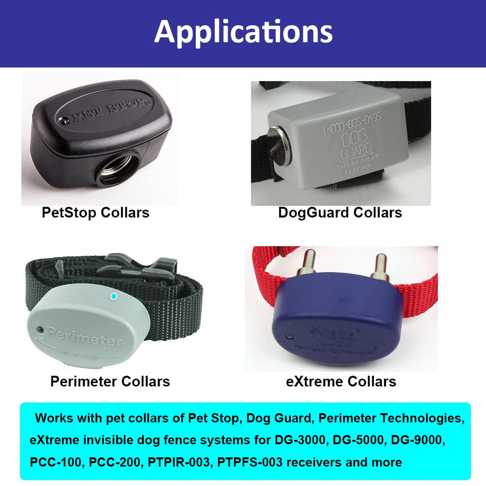 Enerpe 4-pack 6V battery powering dog collars for reliable daily use