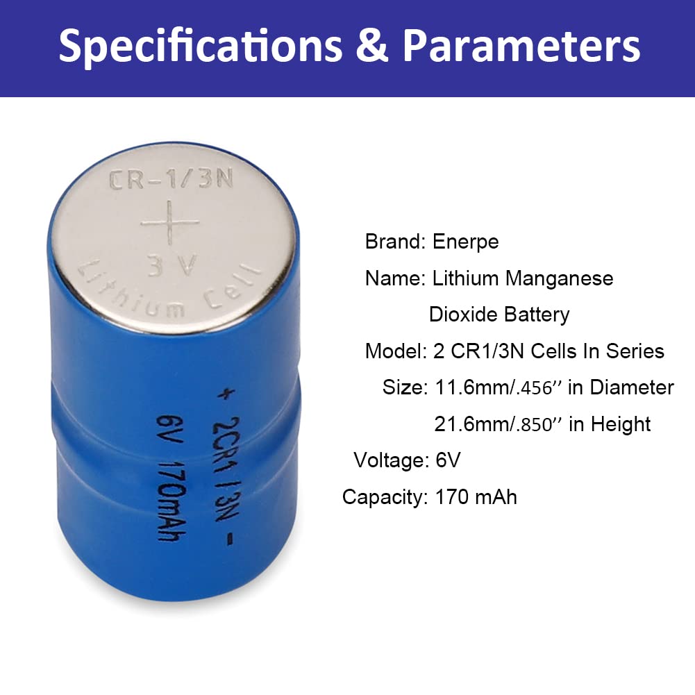 Eco-friendly Enerpe battery with no mercury or cadmium for safer use