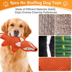 Eneston skunk toy with squeaker and crinkle for attention-grabbing play sessions.