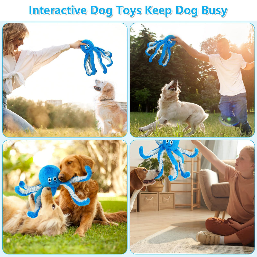 Eneston octopus toy is machine washable for quick cleanup after lively sessions.