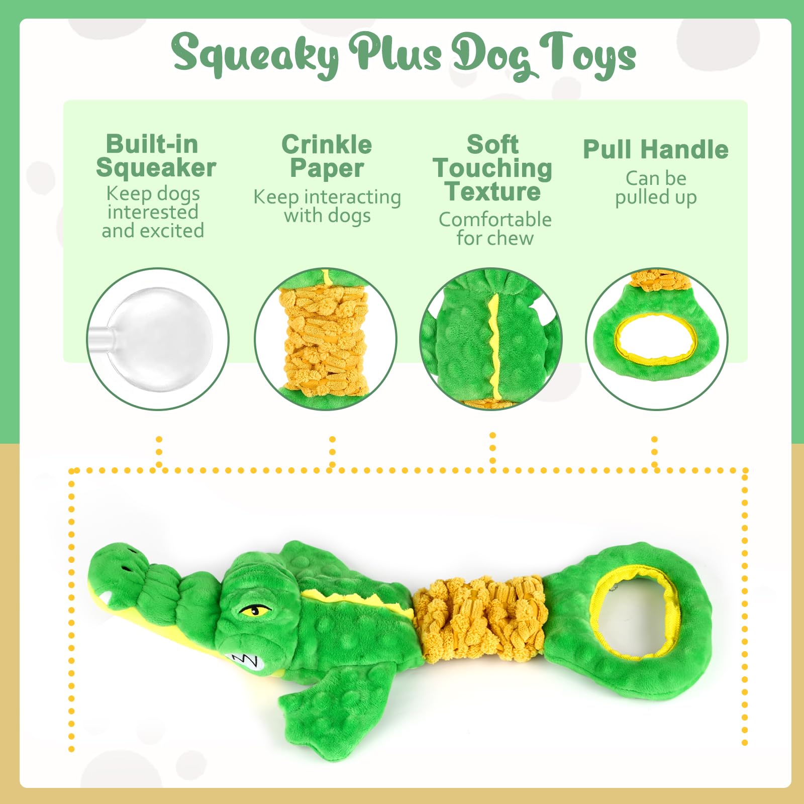 Eneston dog-toys-crinkle-paper-inside delivers a rustling texture that sparks curious play.