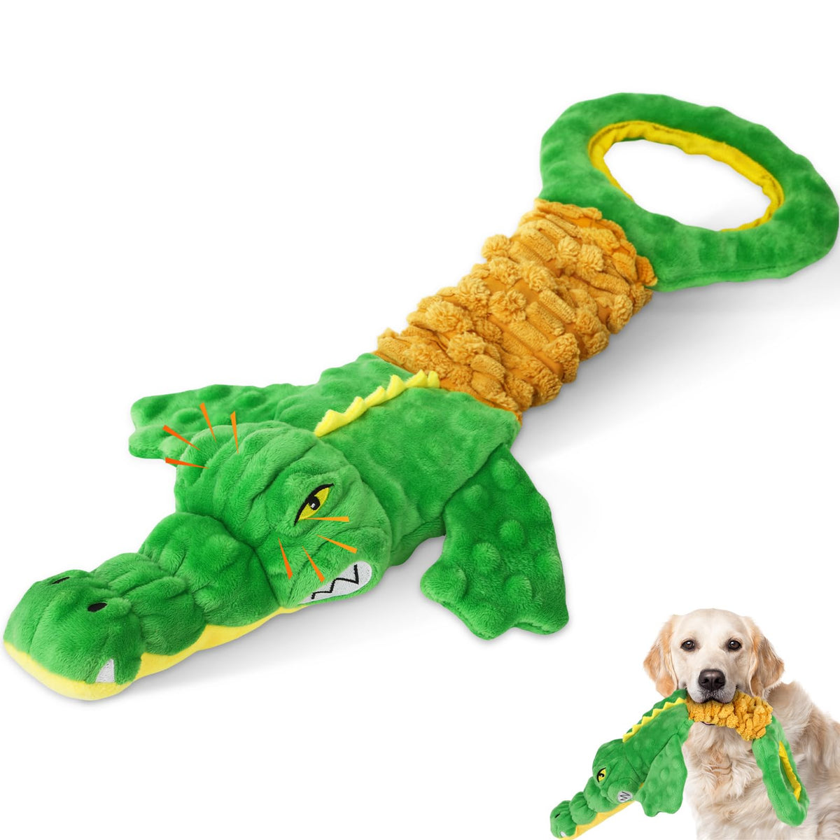 Eneston plush squeaky toy for large dogs offers engaging interactive play.