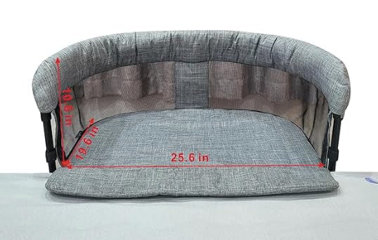 Englacha Close2me cat bedside bed keeps felines nearby while resting comfortably.