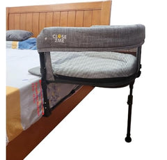 Englacha Close2me elevated dog bed rails illustrate secure sleep for small dogs.