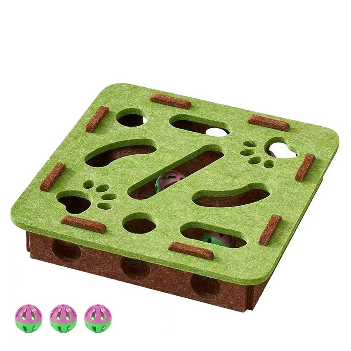 Enioem interactive cat toy box-open shows instant-play setup for bored cats