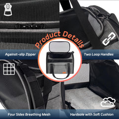 Eniosvar foldable washable carrier offers easy storage and quick setup