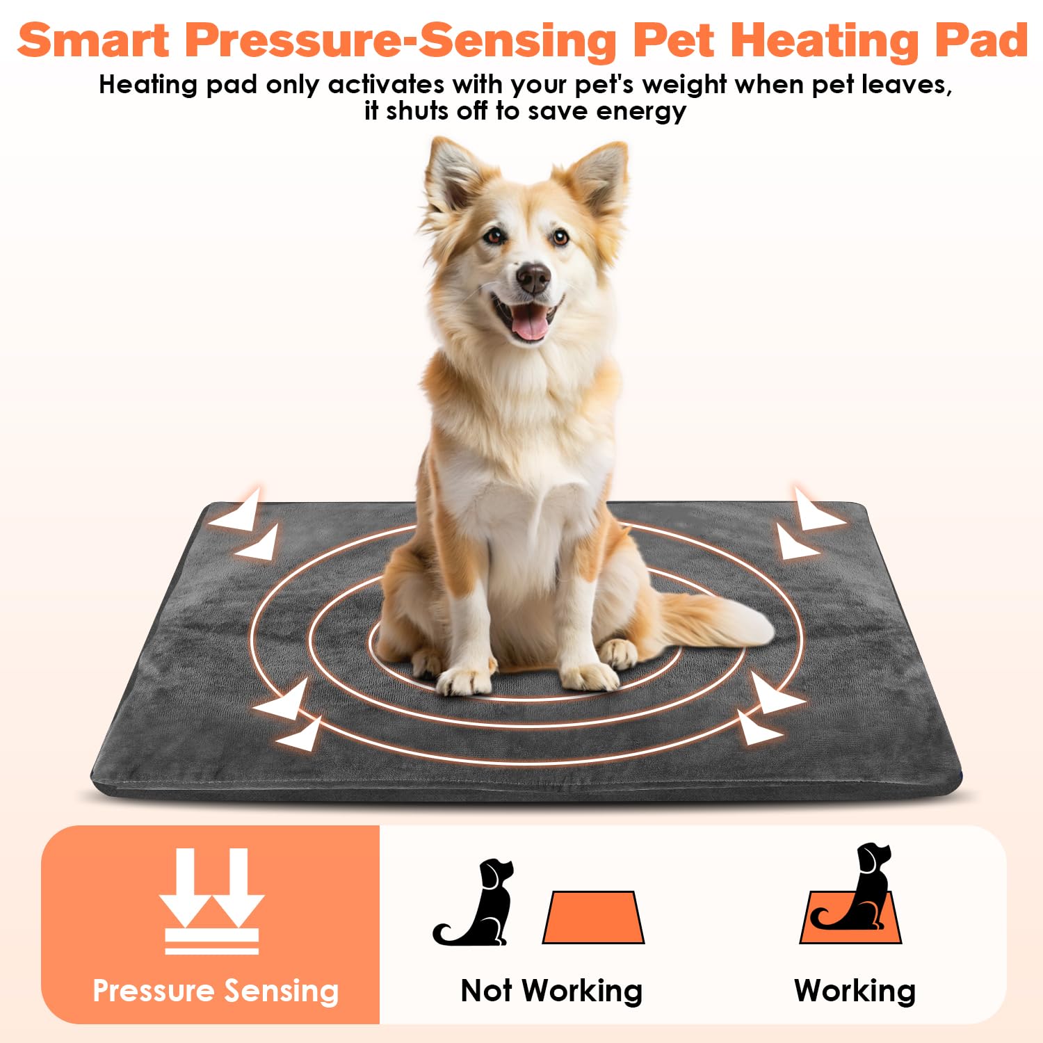 ENJOY PET LED timer helps set hours of warmth with auto shut-off safety