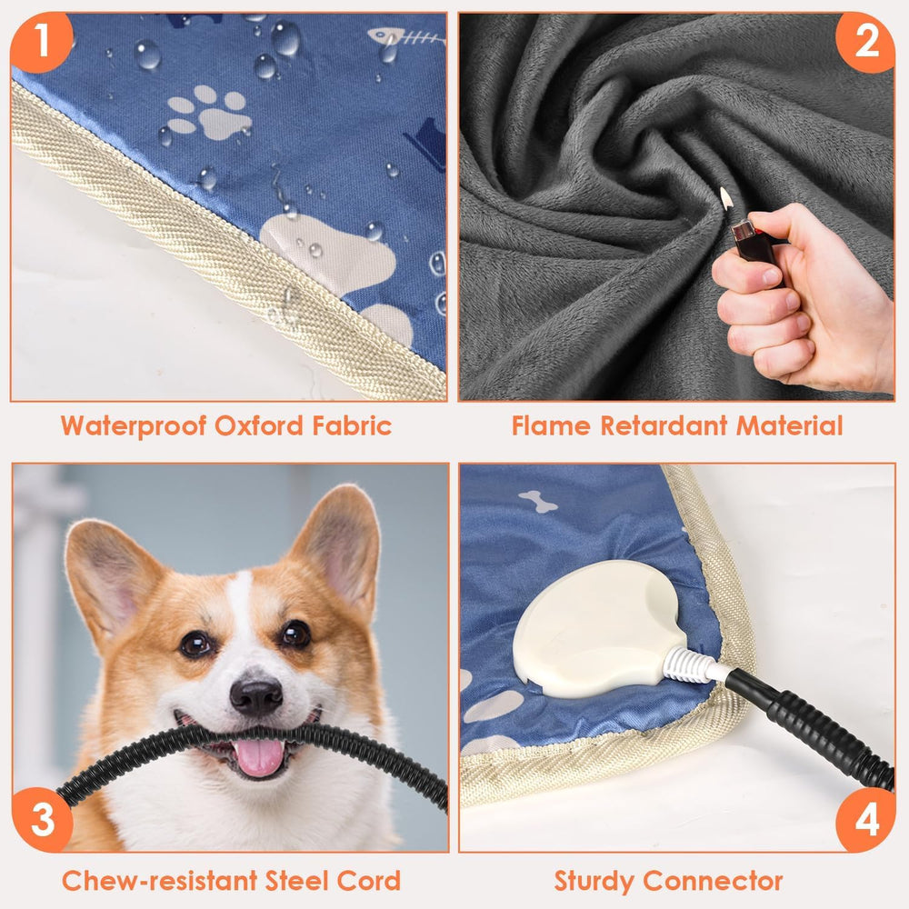 ENJOY PET waterproof surface keeps cleaning easy while pets settle in