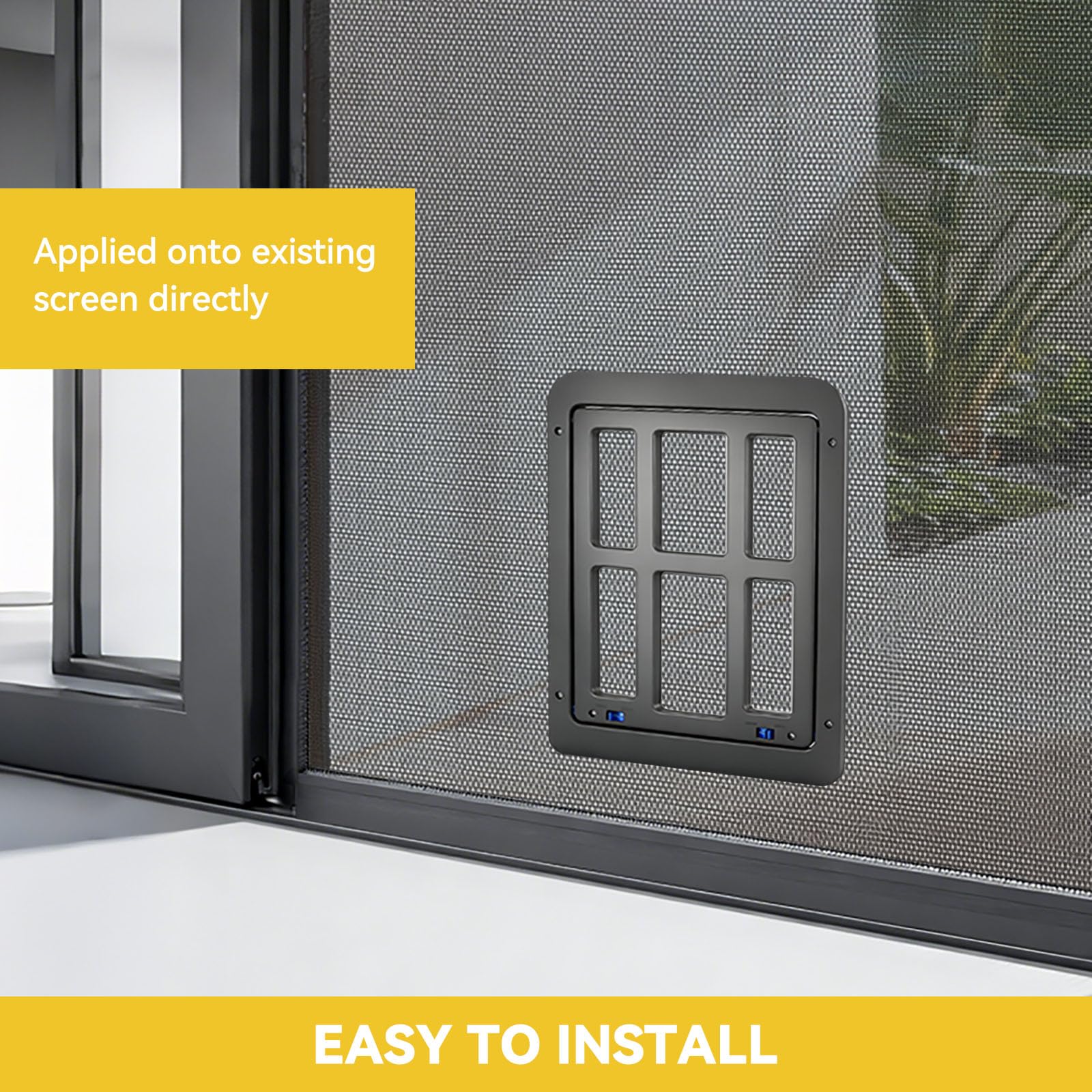 Enjoying door installation guide demonstrates easy setup with common tools.