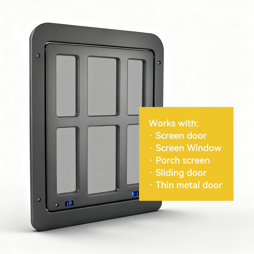 Enjoying dog door lockable feature helps you manage when pets go in or out.