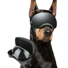 Enjoying dog goggles large breed with replaceable lenses offering versatile eye protection
