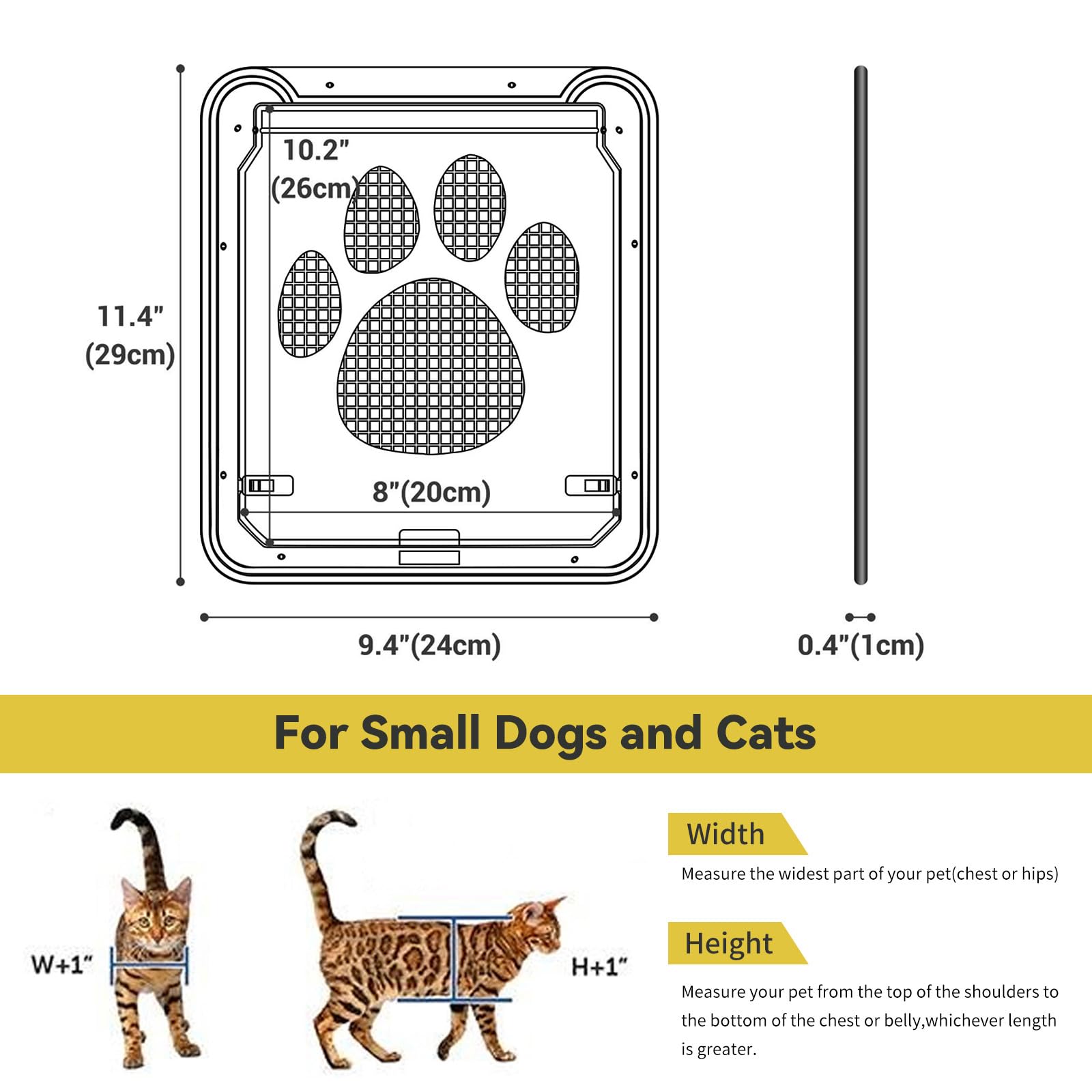 Enjoying Pet Door dogs-cats-use supports independent potty breaks and play.