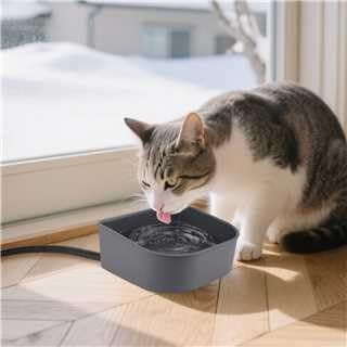 Enjoying self-assembly thermal pet bowl simple to install