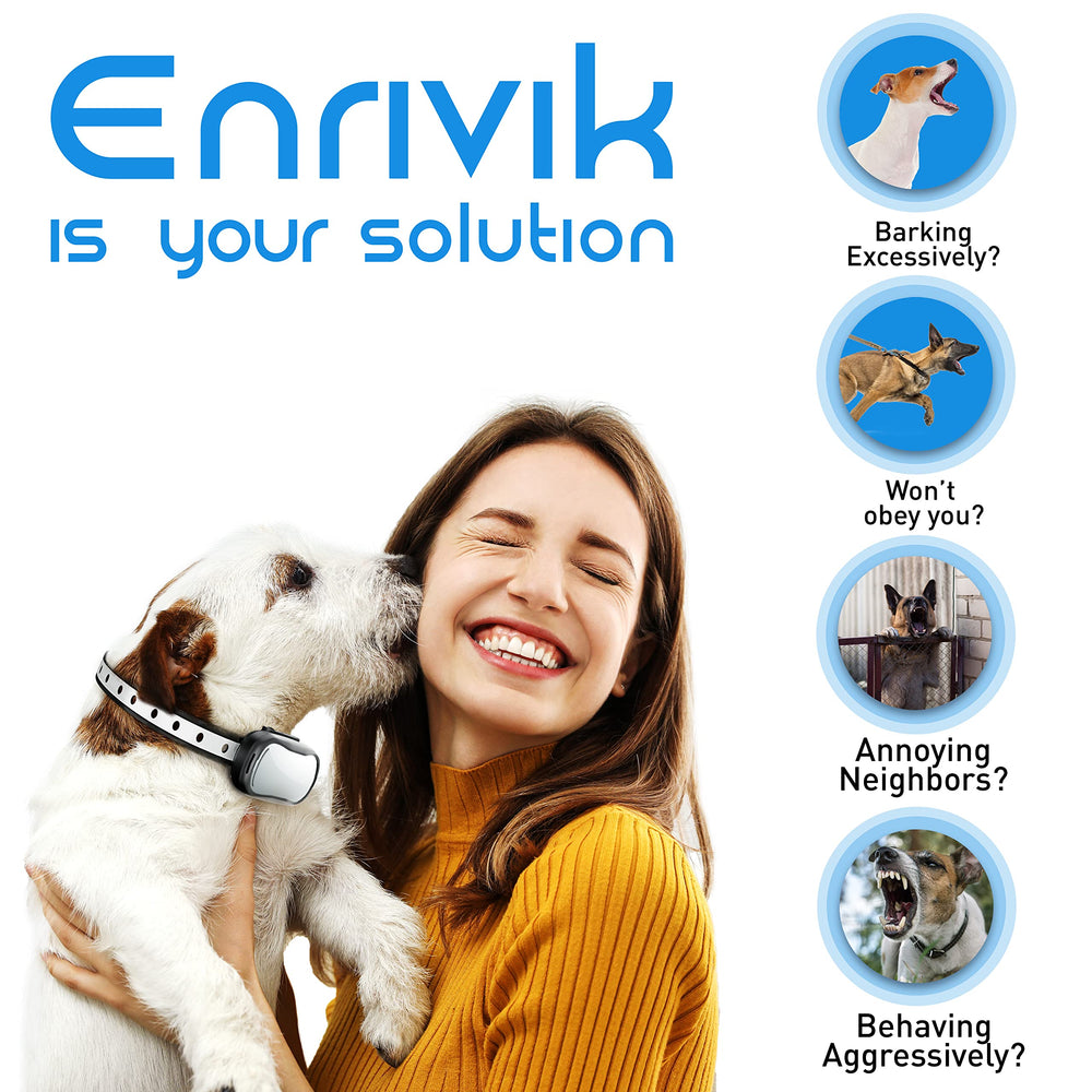 Enrivik training guide in box explains safe commands and reinforcement