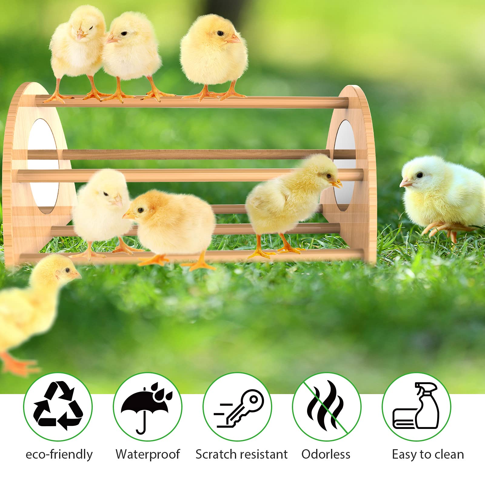 Ensayeer safe non-toxic materials - gentle on birds and home environment.