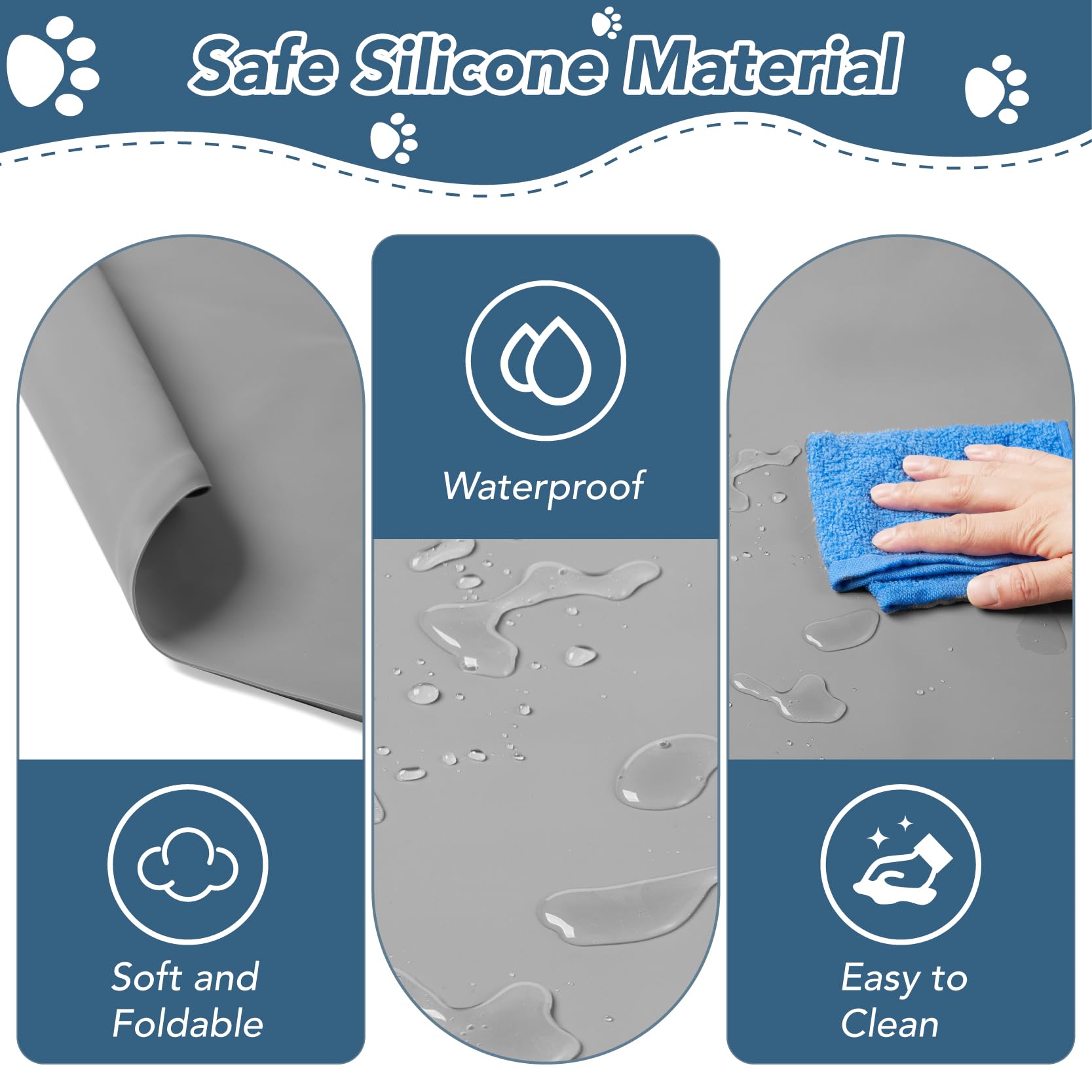 Enskatec Pee Pad Holder portable design rolls up for travel.