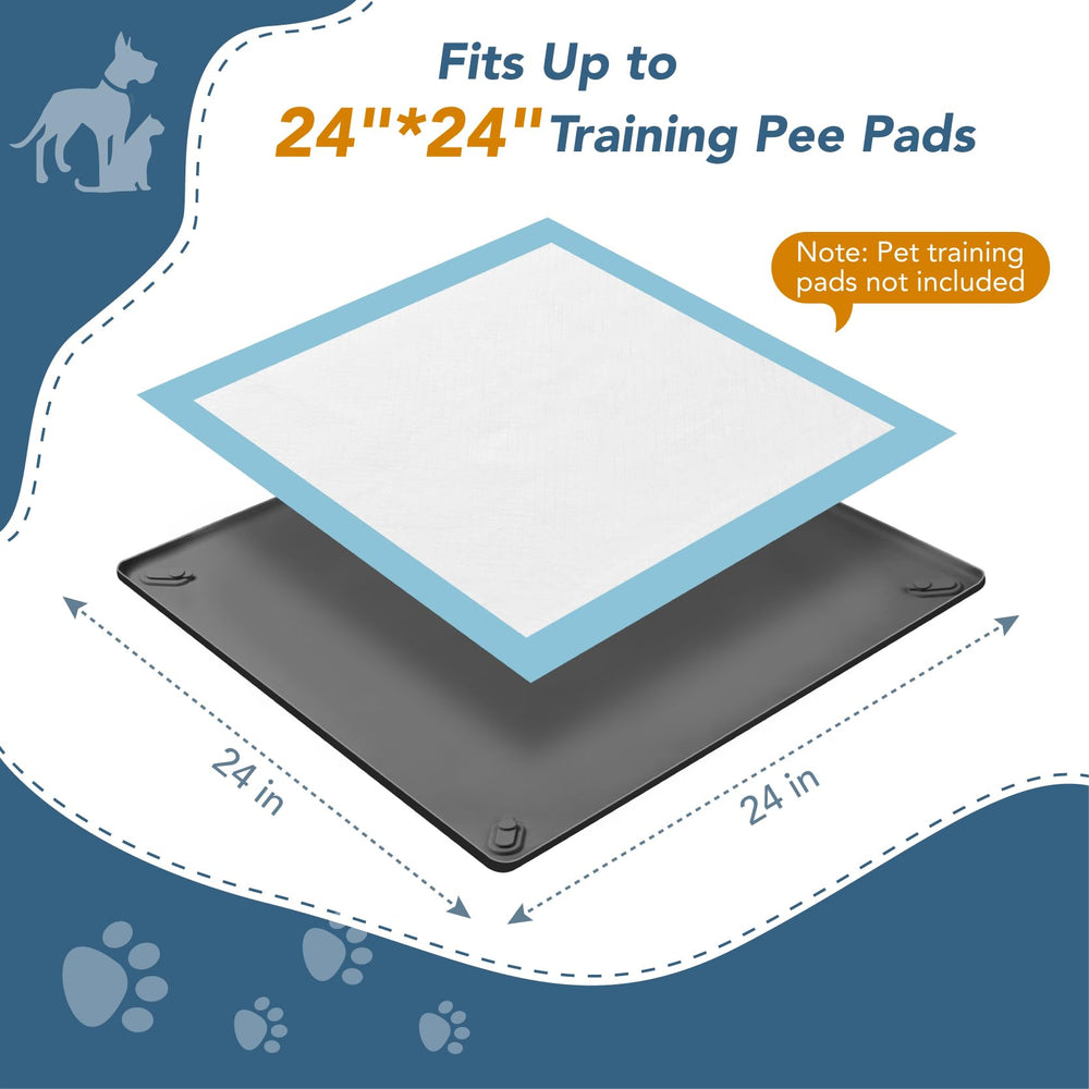 Enskatec Pee Pad Holder waterproof surface close-up resists spills.
