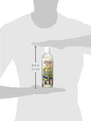 Envirogroom Natural De-Shed Shampoo bottle label showing paraben-free, gluten-free ingredients for sensitive skin