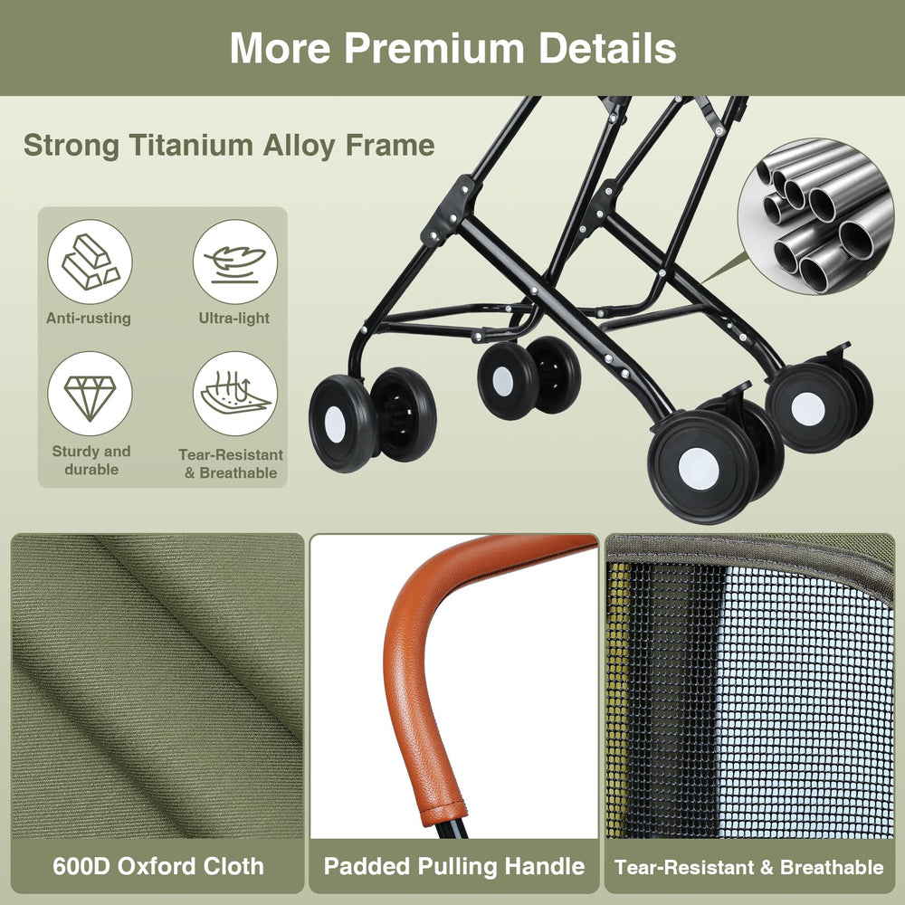 ENVTEK double-pet-stroller-durable-frame provides long-lasting support.