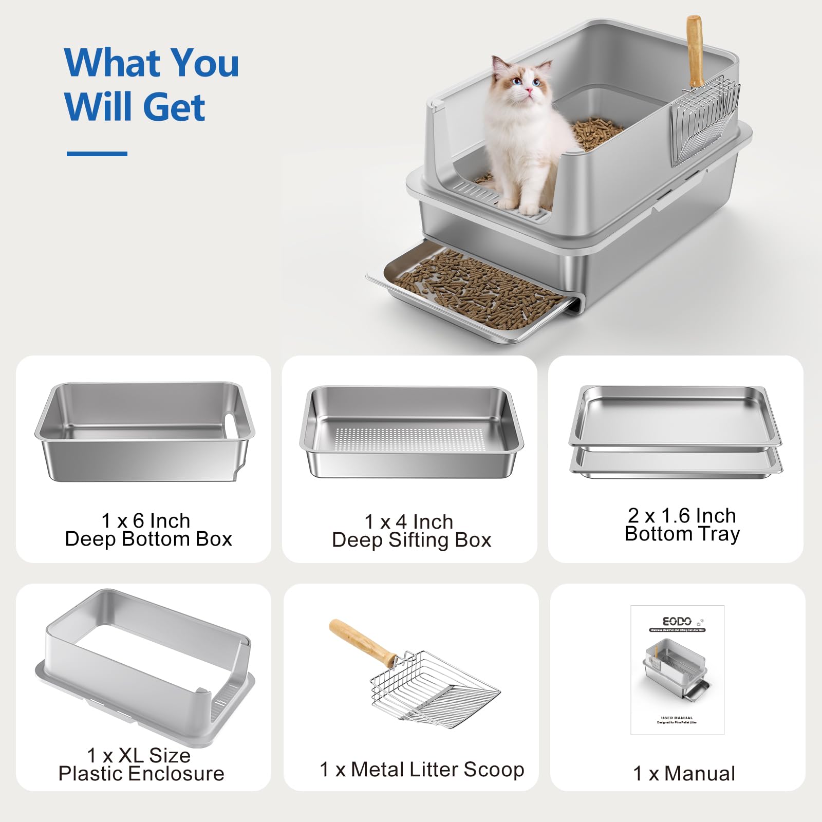 EODO multi-cat friendly design reduces frequent cleanups in shared homes.