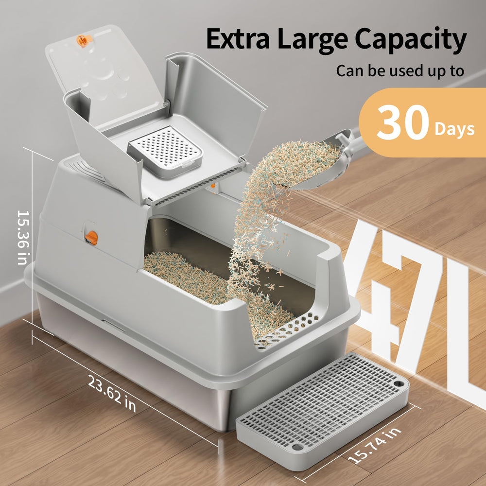Eosarcu 16-inch high-sides enclosure helps prevent spillage
