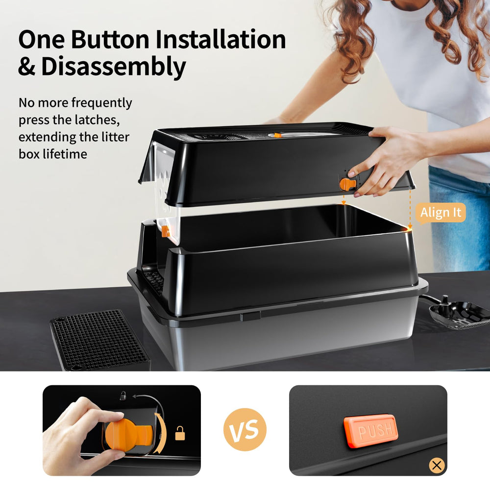 Inside view of Eosarcu XL with closed lid demonstrates privacy and reduced tracking