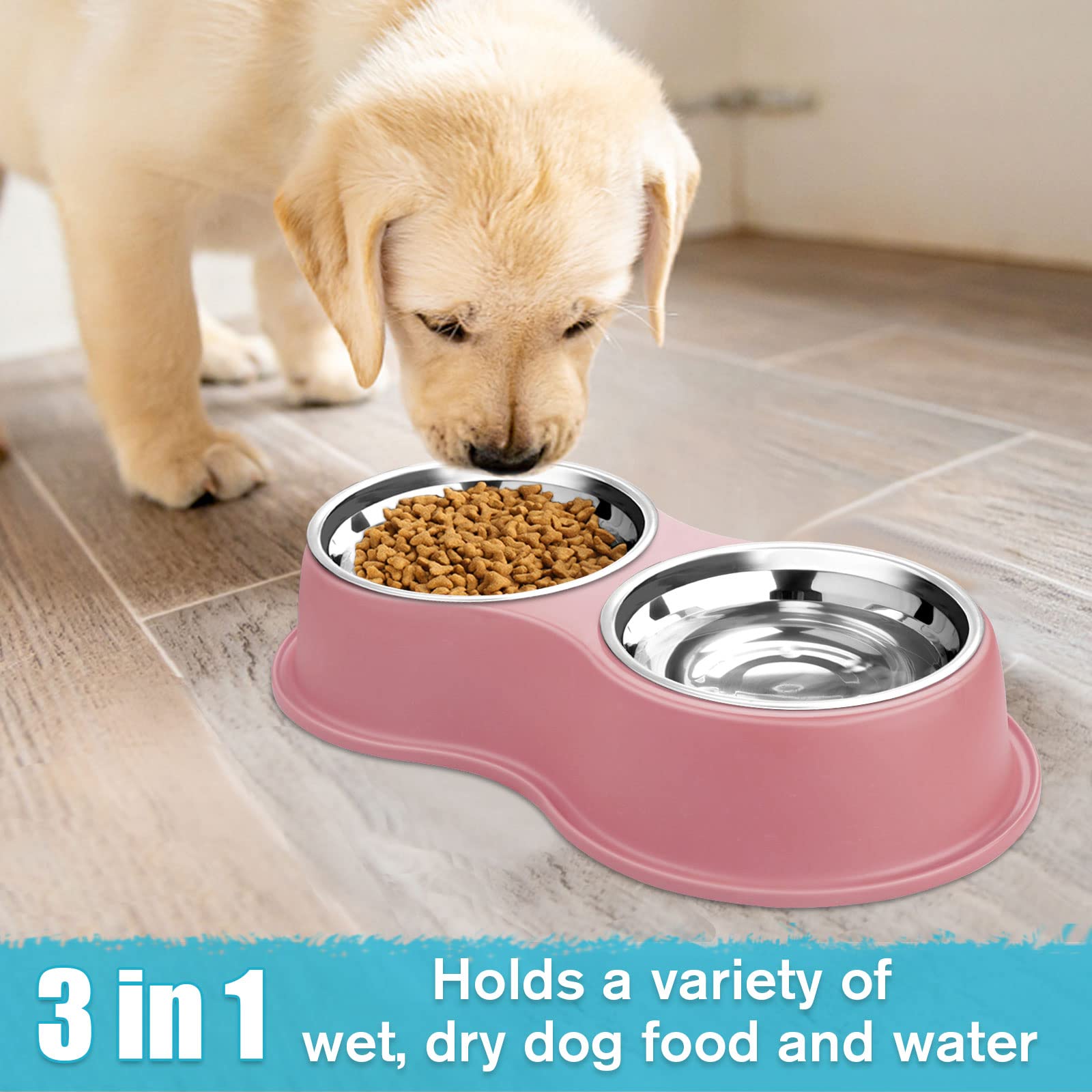 EpetsLove dishwasher safe bowls for quick post-meal cleanup.