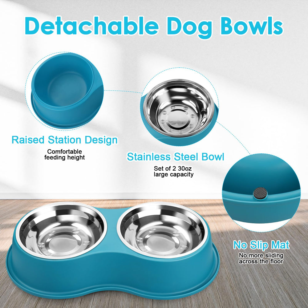 EpetsLove non-slip base mat keeps bowls steady during meals