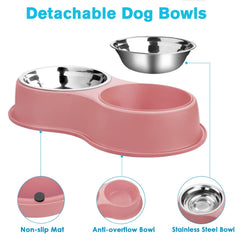 EpetsLove raised feeding stand elevates bowls for comfortable mealtime posture.