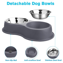 EpetsLove raised-feeding-stand offers comfortable posture for pets during meals.
