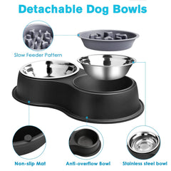 EpetsLove slow feeder bowl slows eating for calmer meals