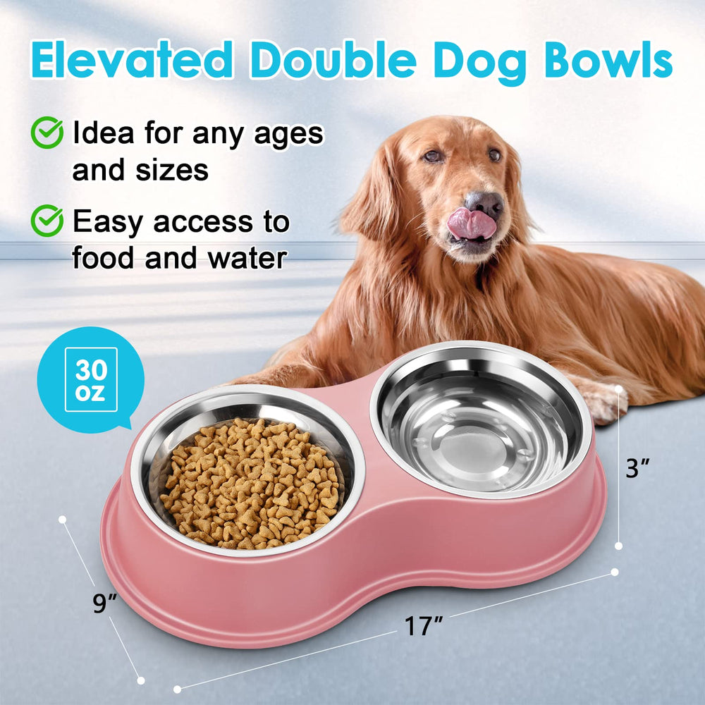 EpetsLove stainless steel bowls removable for easy cleaning and long-lasting use.