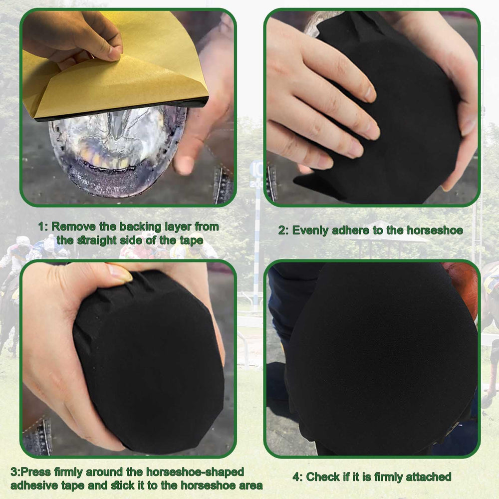 EPICHORIZON durable hoof wrap provides protection from debris