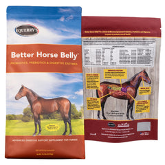 Equerry's Better Horse Belly bottle with pour spout enables easy administration and palatable digestive support.