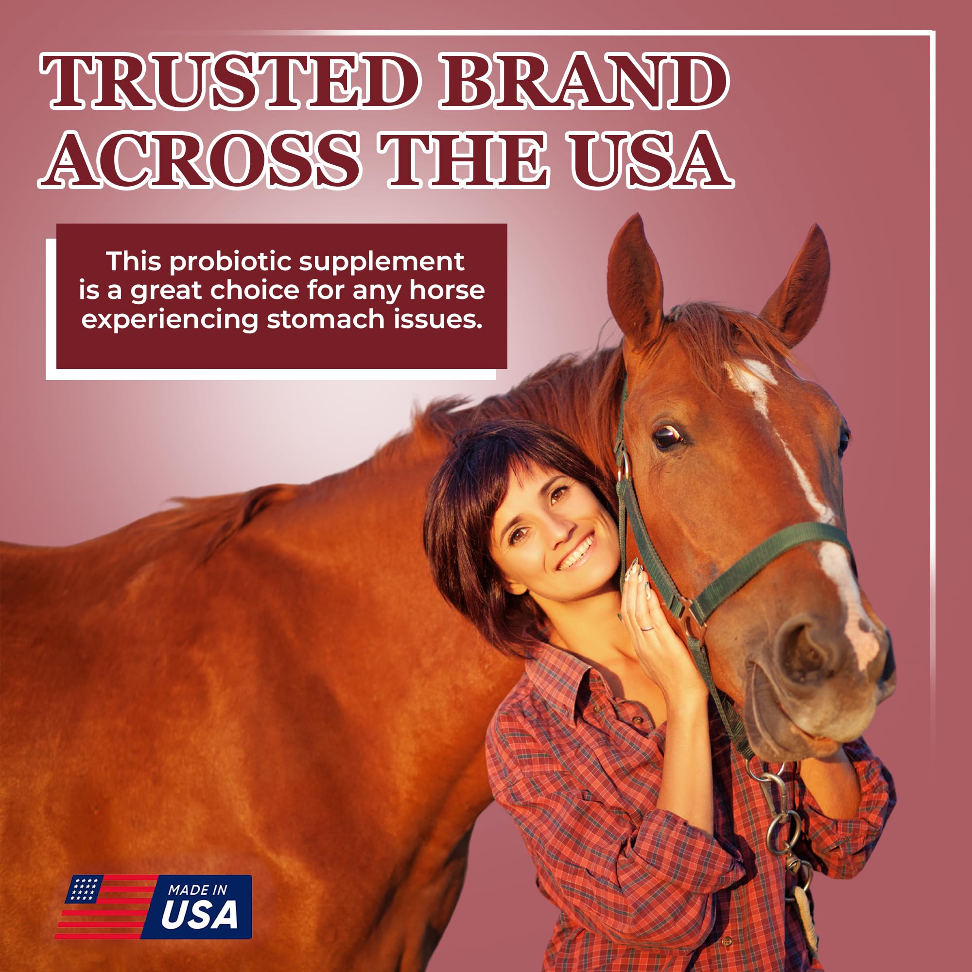 Equerry's Better Horse Belly being poured into feed illustrates easy supplementation.