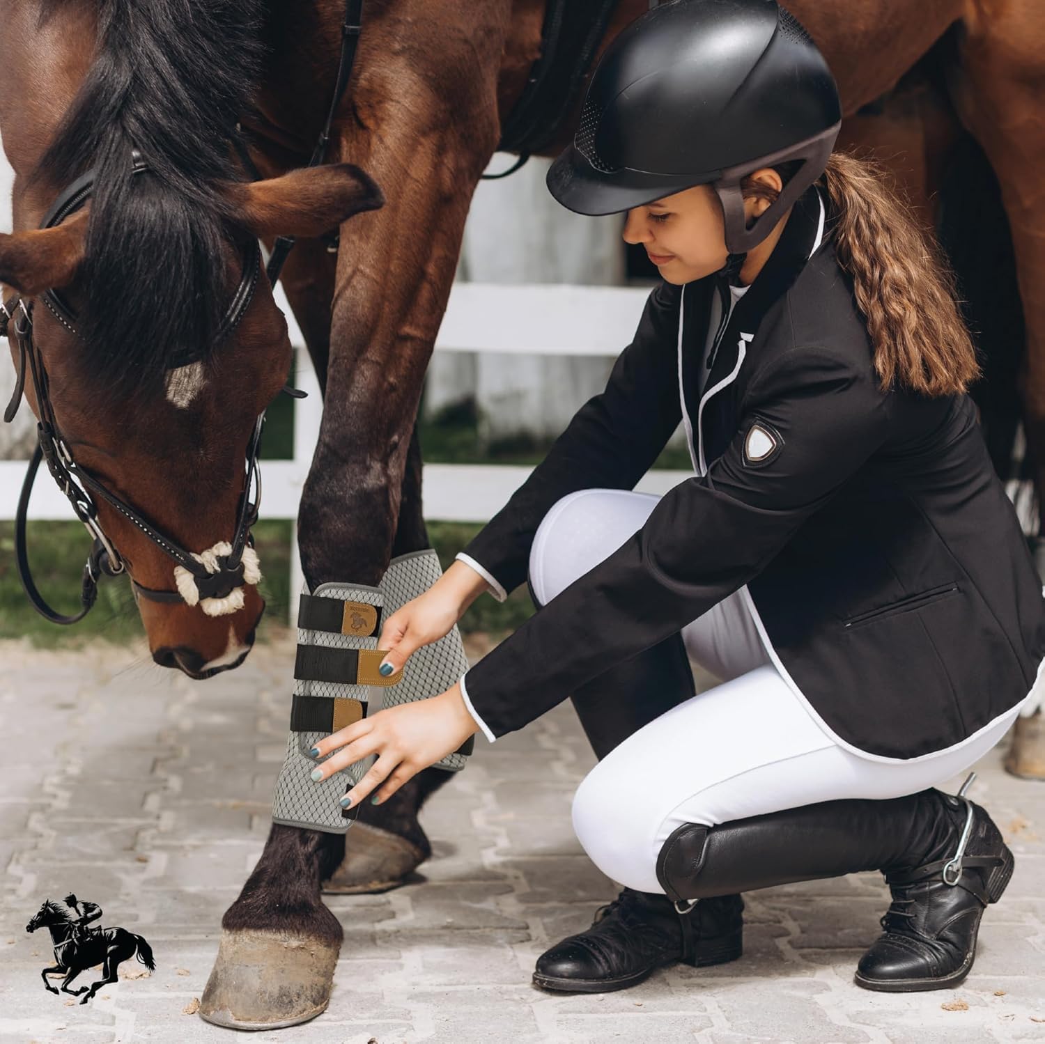 EQUEVRSE barn-inspired design reflects practical horse protection from pests.