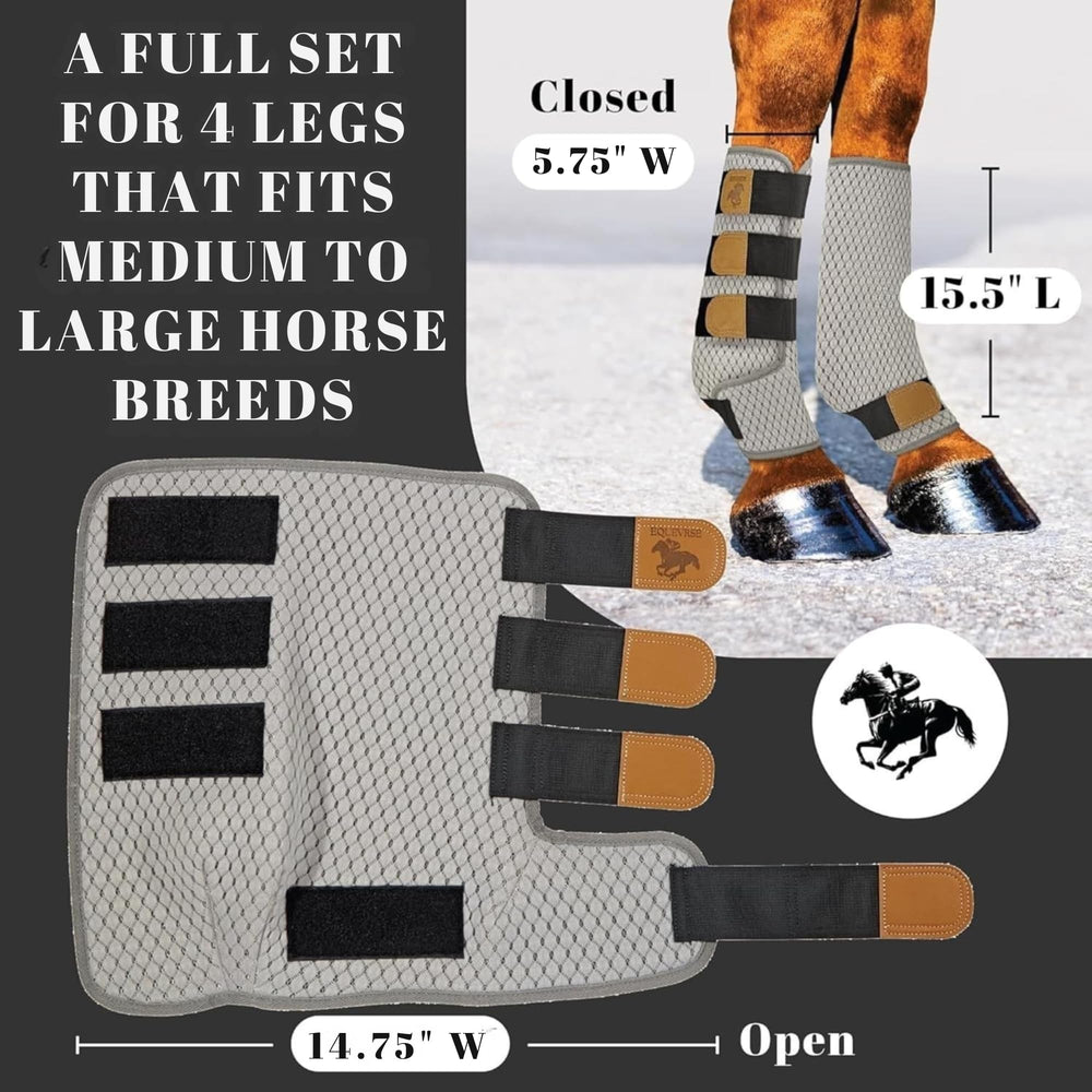 EQUEVRSE boot shown during jumping and riding with durable materials.
