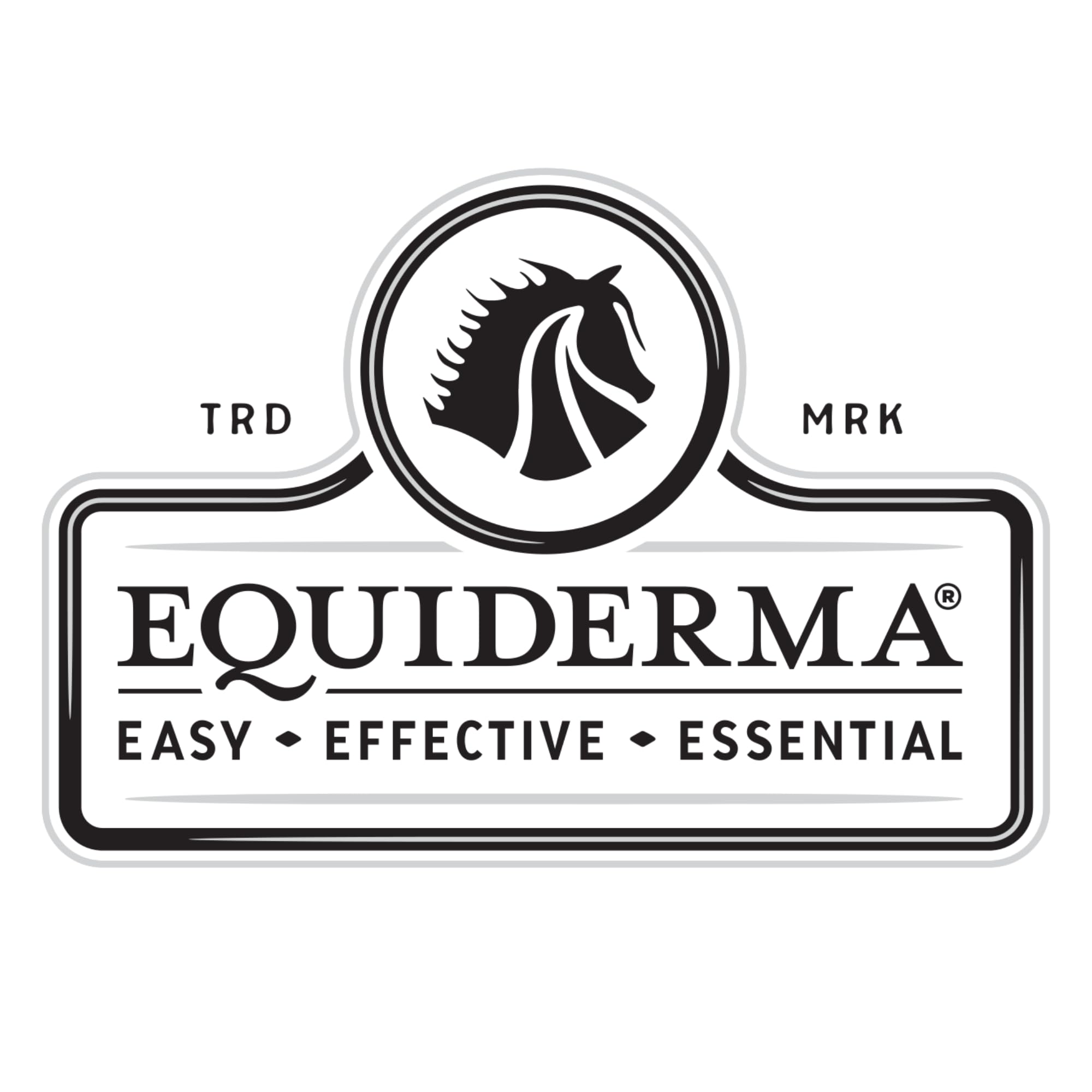 EQUIDERMA Ears and face buildup cleaned with wipes for gentle care