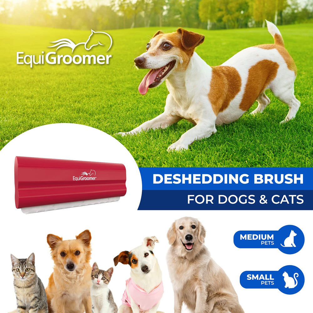 EquiGroomer EasyGroomer deshedding brush ergonomic handle close-up for comfort